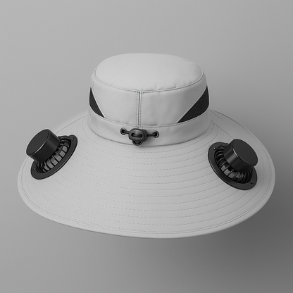 CoolDome™ Dual-Fan Solar Powered Hat