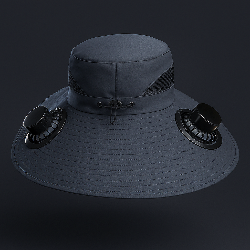 CoolDome™ Dual-Fan Solar Powered Hat