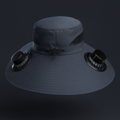 CoolDome™ Dual-Fan Solar Powered Hat