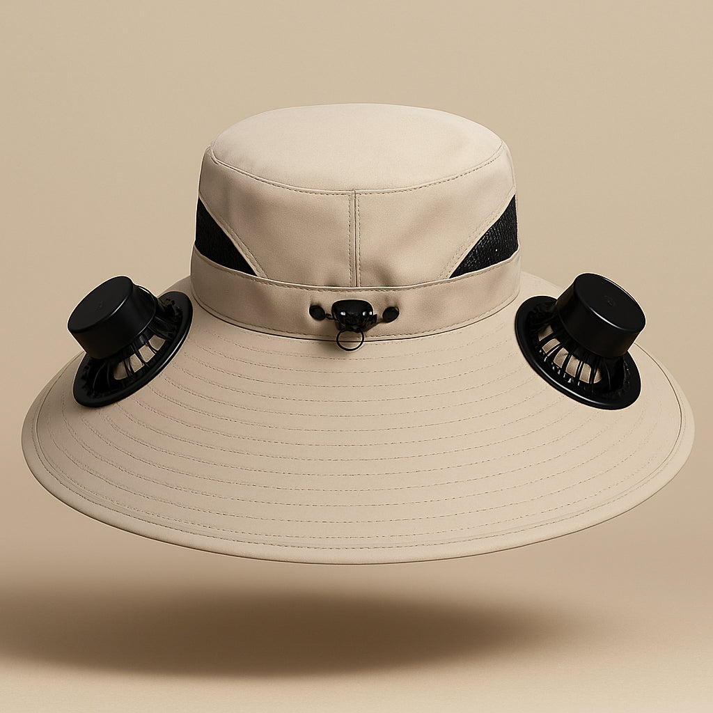CoolDome™ Dual-Fan Solar Powered Hat