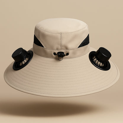 CoolDome™ Dual-Fan Solar Powered Hat
